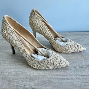 Sam Edelman Hazel Orchid Lace Pointed Toe Pumps